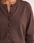GILET - D-BELINA - CHOCOLAT