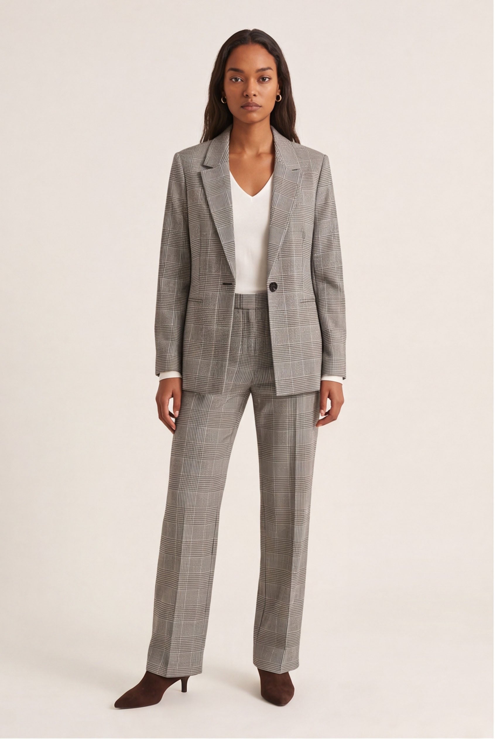 PANTALON TAILLEUR - DIXIE - GRIS