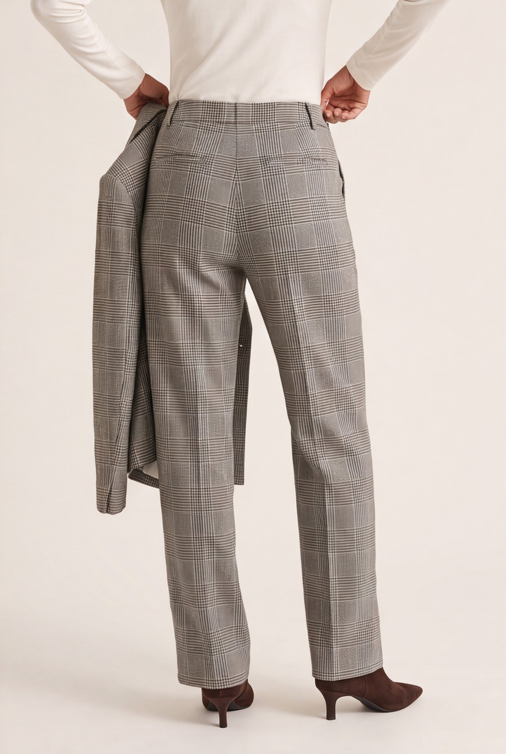 PANTALON TAILLEUR - DIXIE - GRIS
