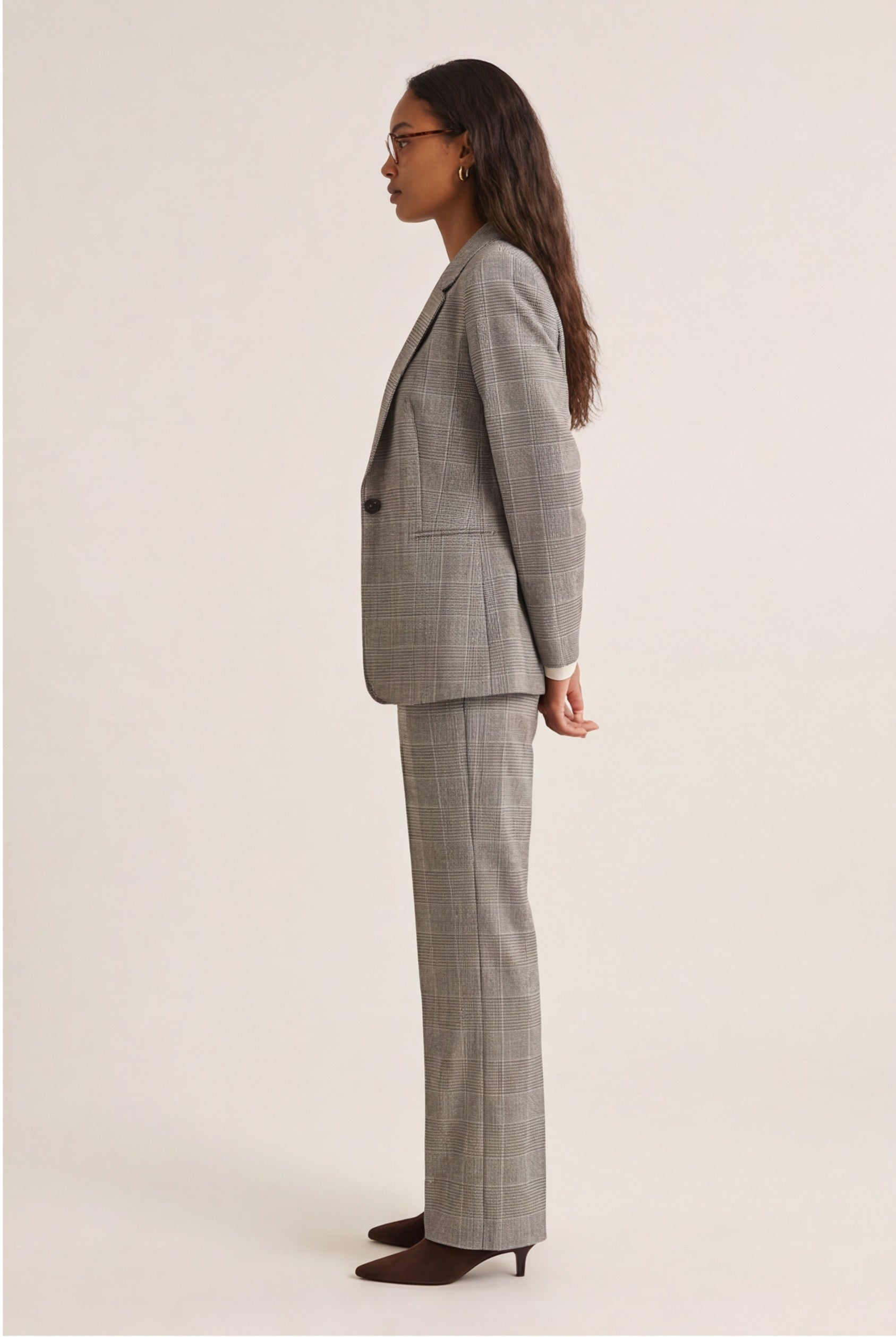 PANTALON TAILLEUR - DIXIE - GRIS