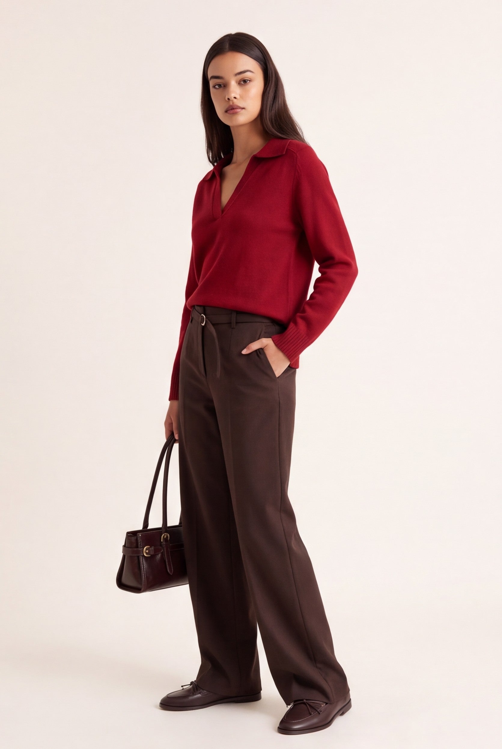 PANTALON - DELLA - CHOCOLAT