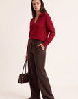 PANTALON - DELLA - CHOCOLAT