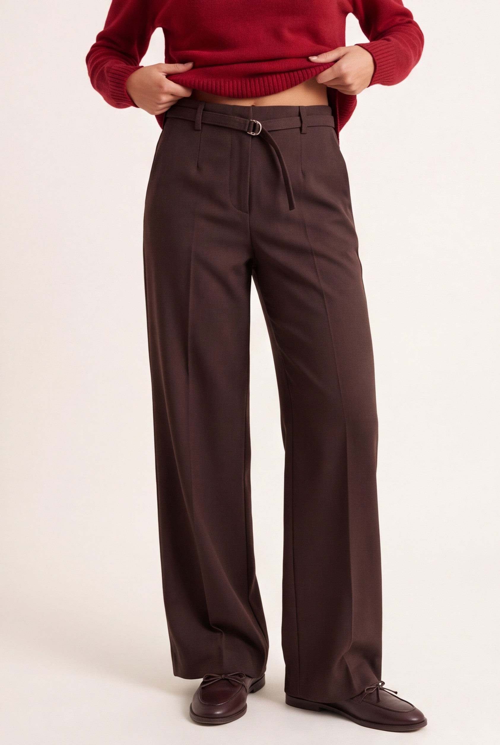 PANTALON - DELLA - CHOCOLAT