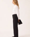 PANTALON TAILLE HAUTE - CLEO - NOIR