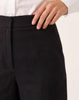 PANTALON TAILLE HAUTE - CLEO - NOIR
