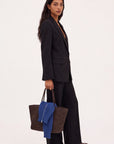 PANTALON SURPIQURE - CLEO - NOIR
