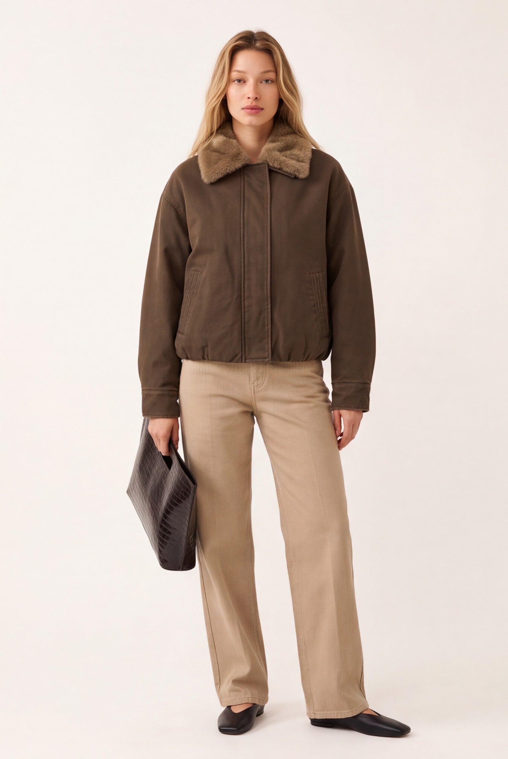 PARKA COURTE - DARREN - CHOCOLAT