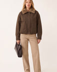 PARKA COURTE - DARREN - CHOCOLAT