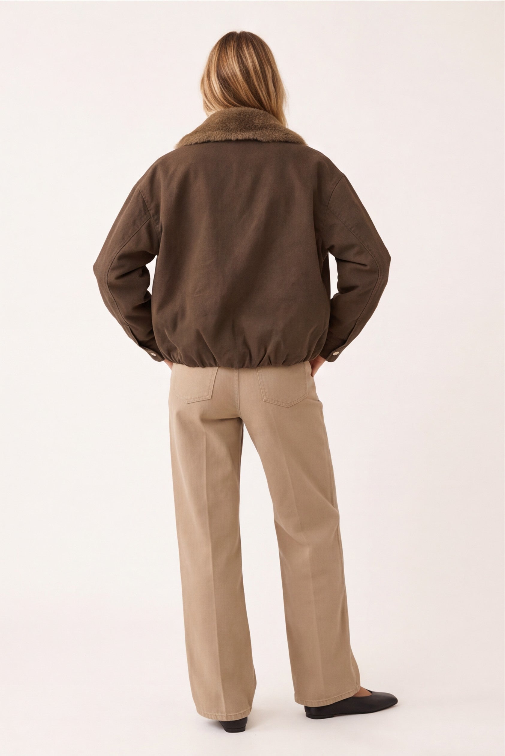 PARKA COURTE - DARREN - CHOCOLAT