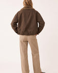 PARKA COURTE - DARREN - CHOCOLAT