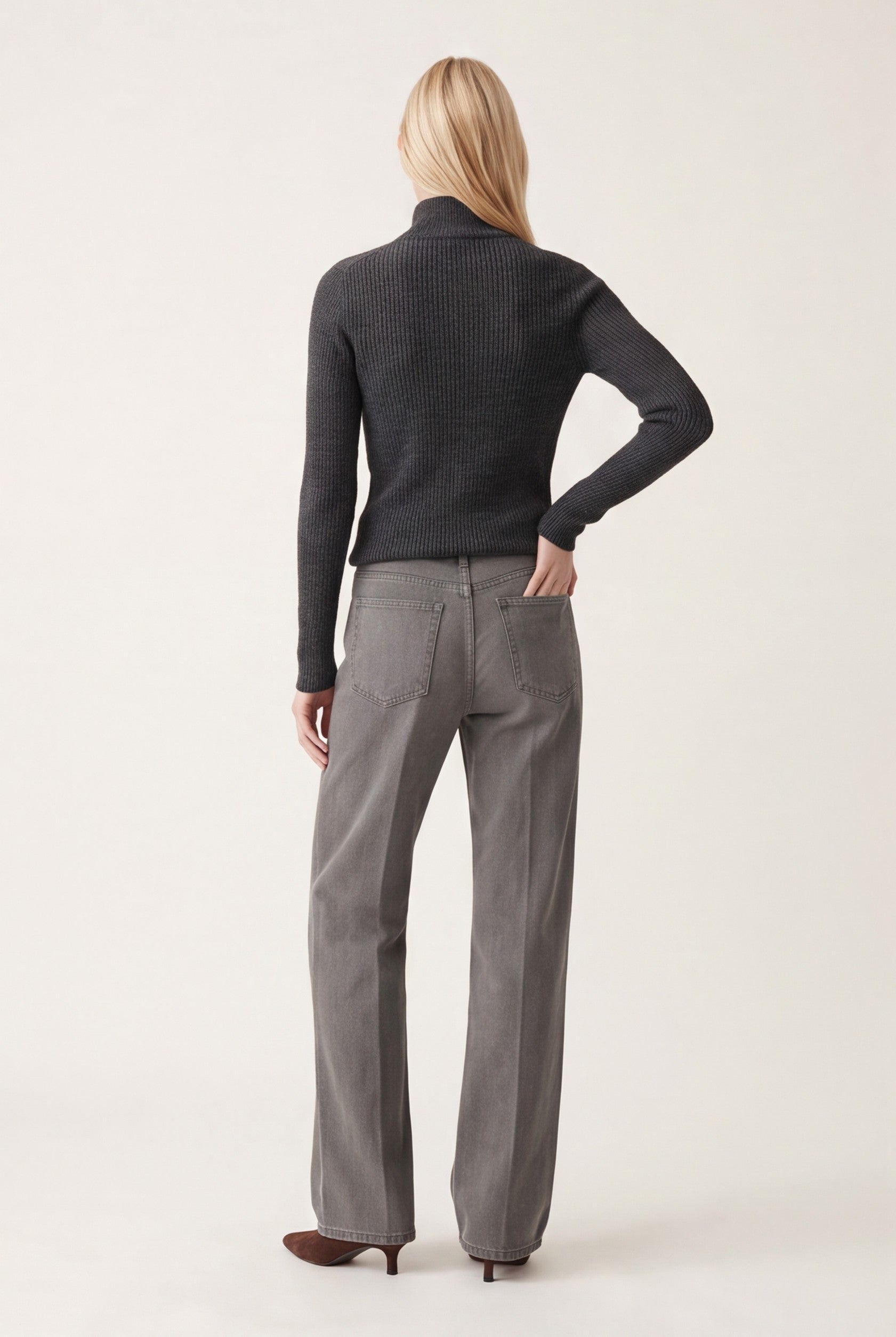 PULL ZIPPE - OLYMPE - ANTHRACITE