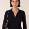 PULL POLO - D-CRISTINA - NOIR