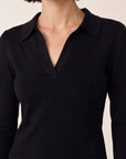 PULL POLO - D-CRISTINA - NOIR