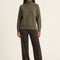 PULL COL ROULE - DOROTHEE - KAKI