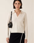 PULL POLO - DOROTHEE - ECRU