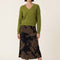 PULL COL V TORSADE - DARI - ECRU