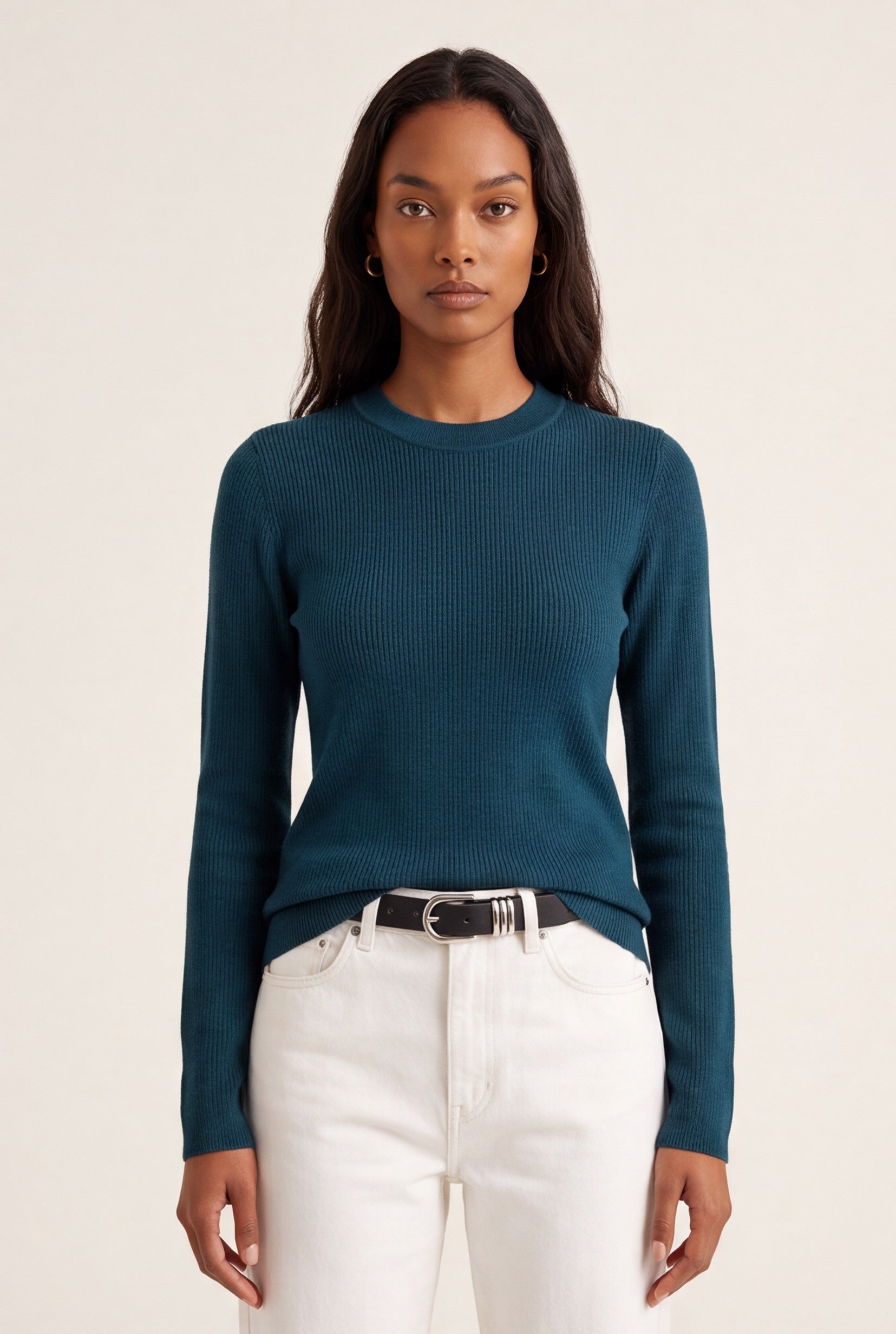 PULL RAS DE COU - B-OLYMPE - FORET
