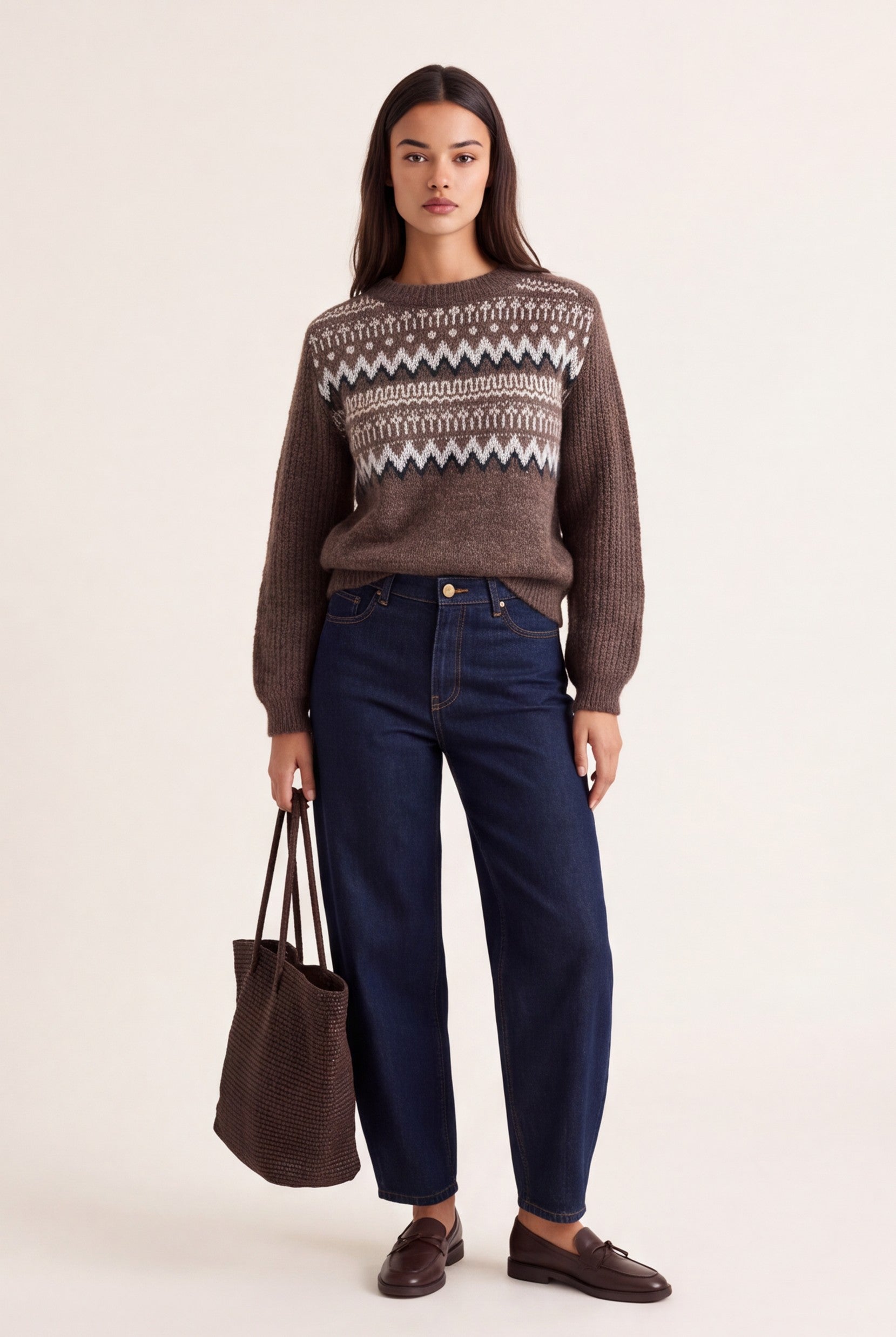 PULL - DJENNA - CHOCOLAT