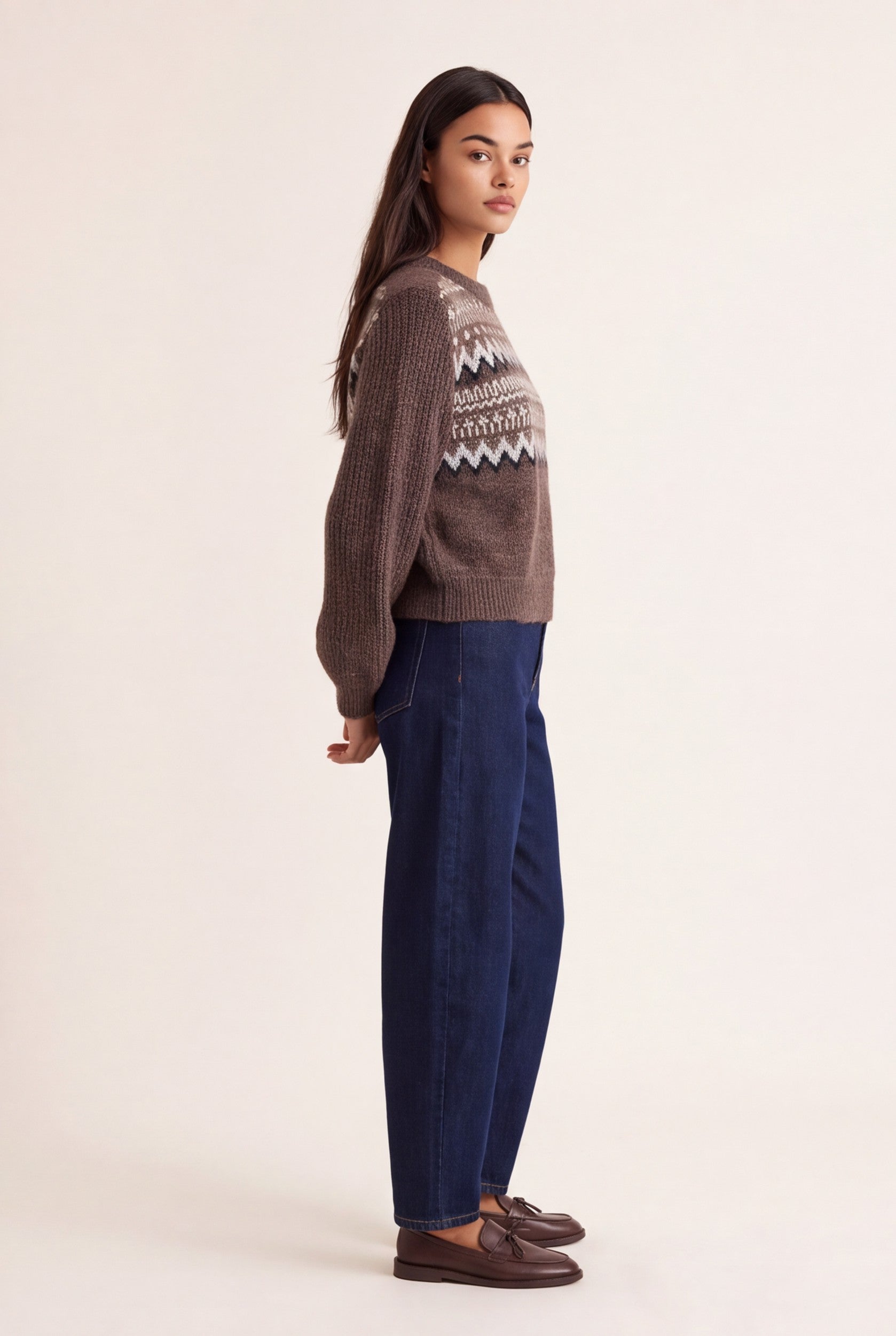 PULL - DJENNA - CHOCOLAT