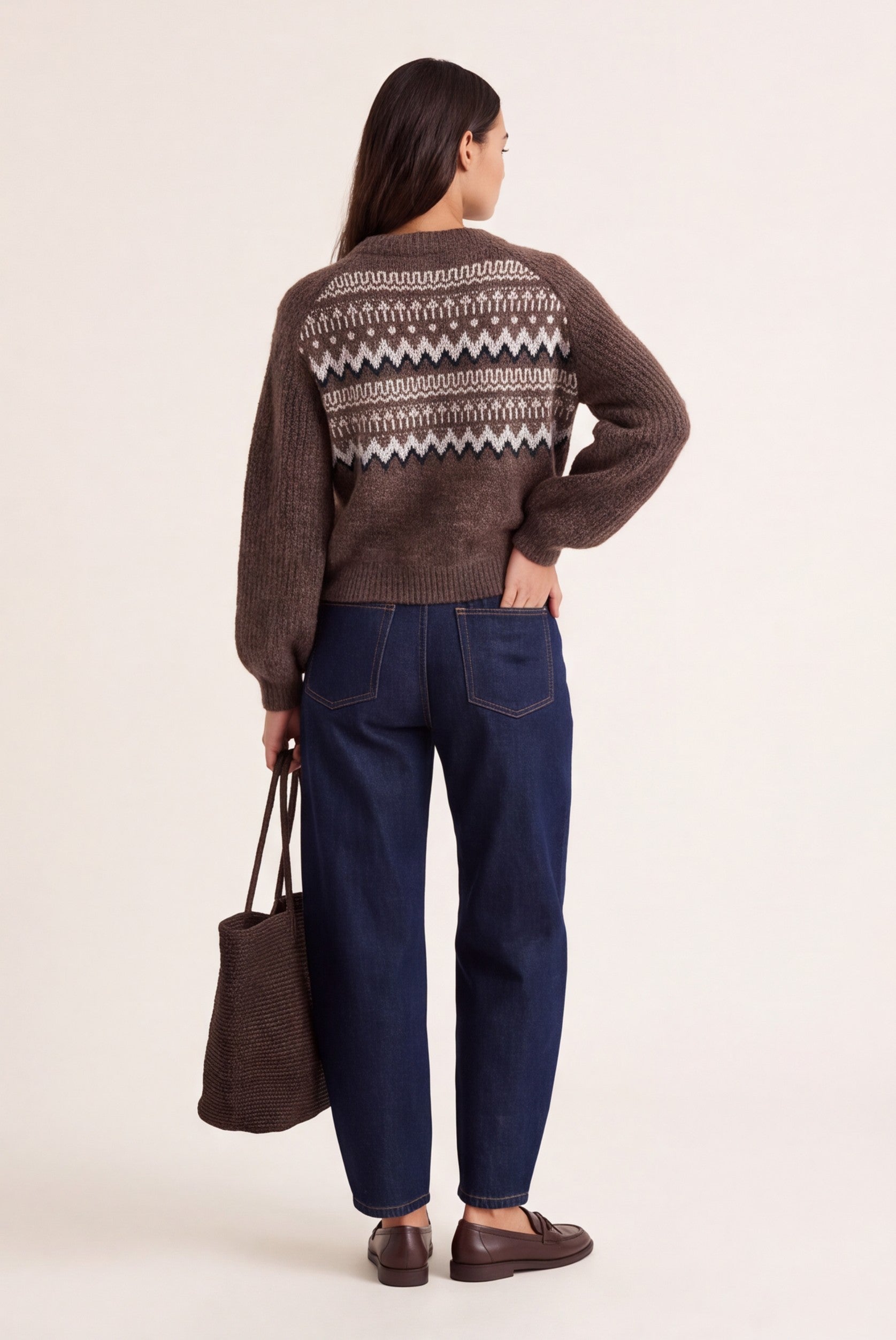 PULL - DJENNA - CHOCOLAT