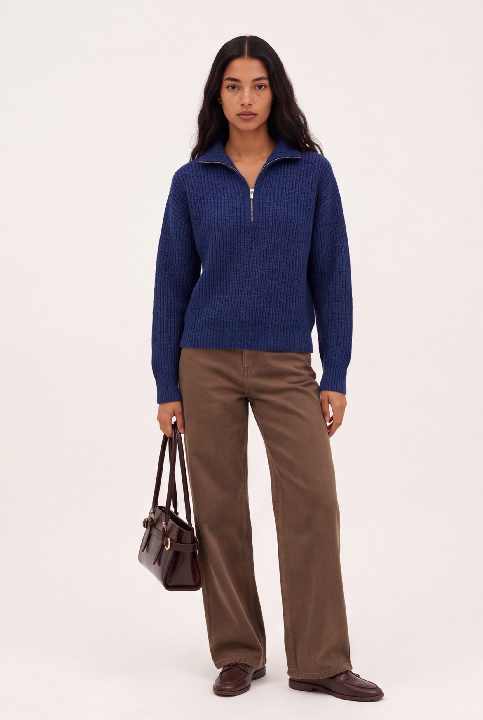 PULL CAMIONNEUR - DALTON - BLEU