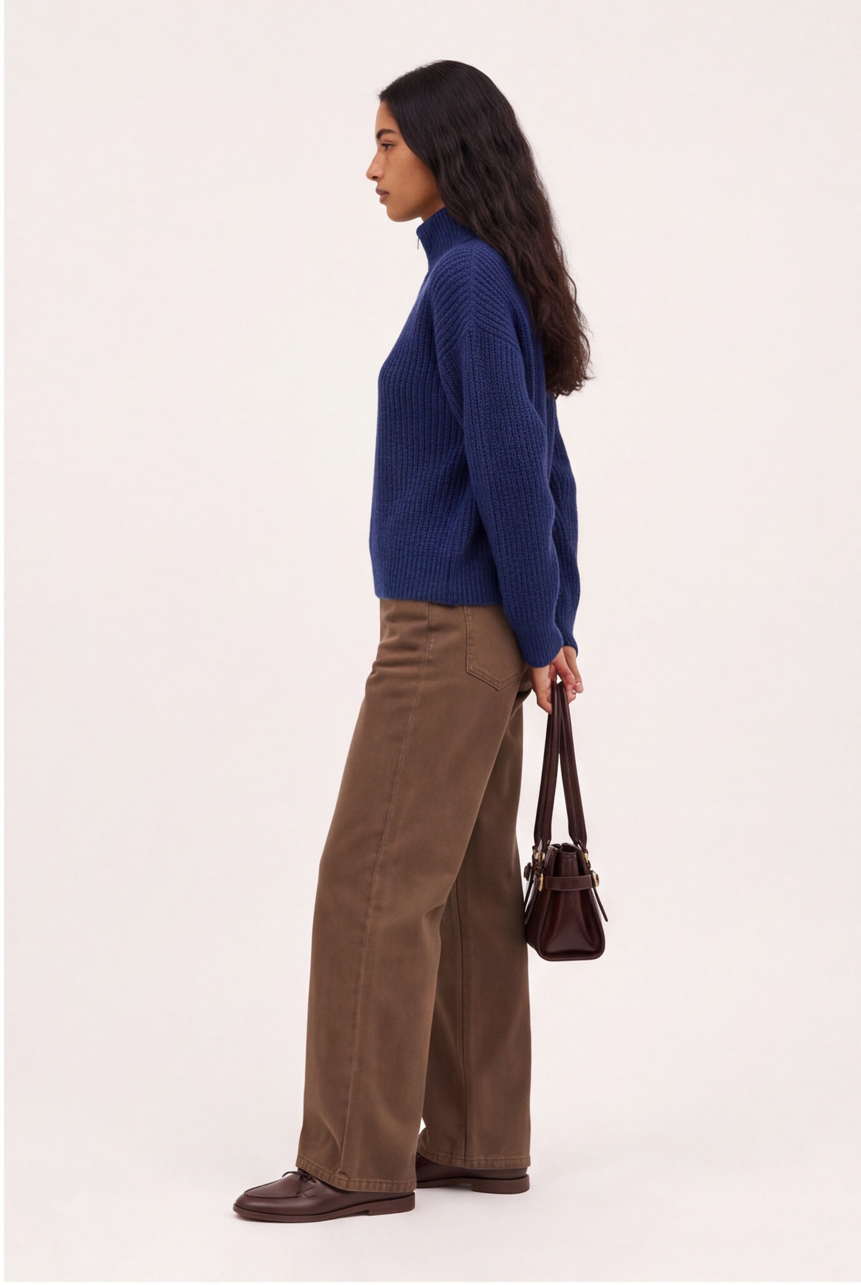 PULL CAMIONNEUR - DALTON - BLEU