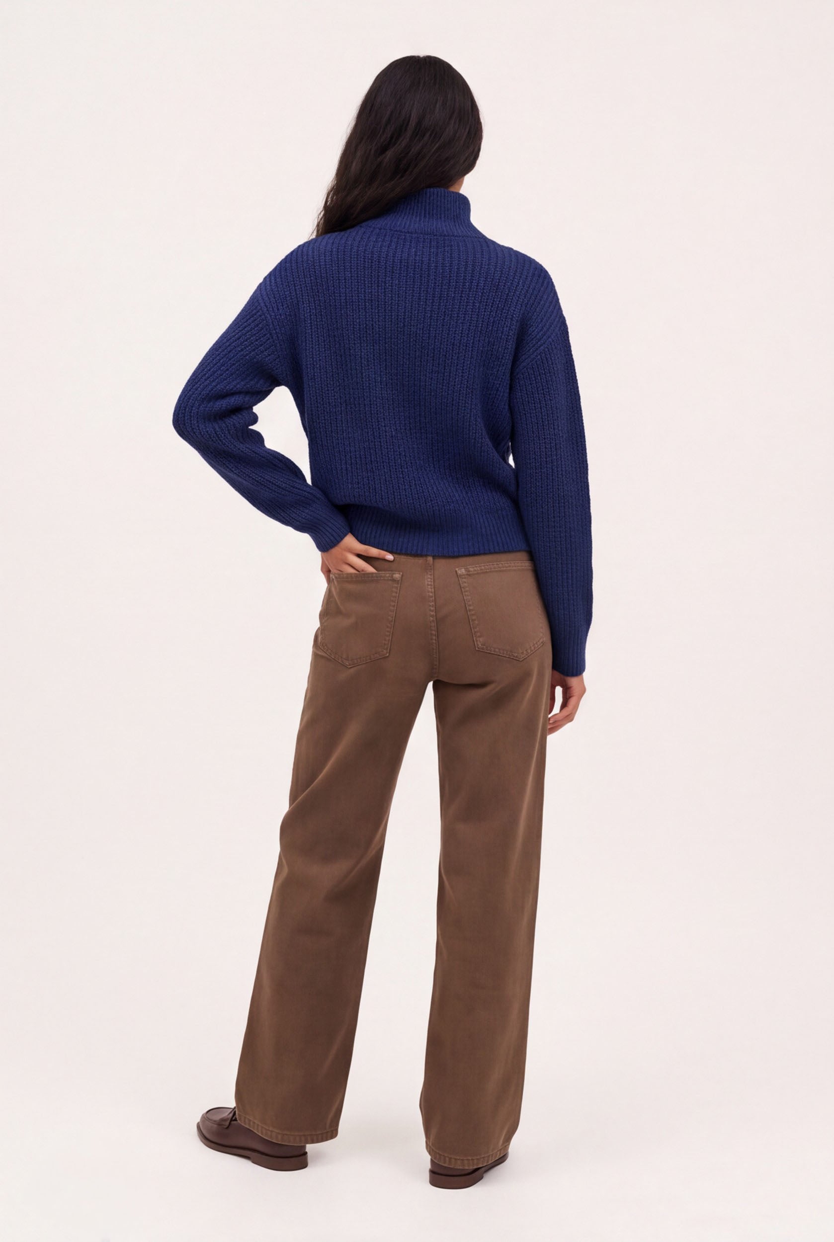 PULL CAMIONNEUR - DALTON - BLEU