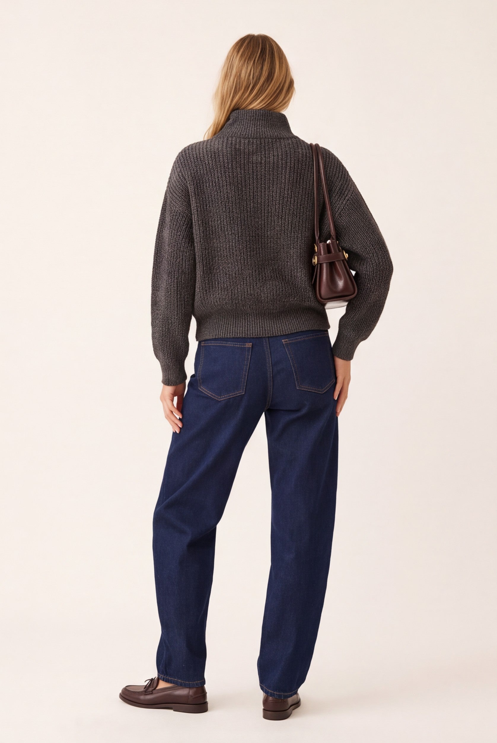 PULL CAMIONNEUR - DALTON - CHOCOLAT