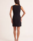 ROBE COURTE - DELTA - NOIR