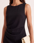 ROBE COURTE - DELTA - NOIR