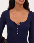 ROBE MAILLE - DOROTHEA - MARINE