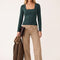 TEE-SHIRT ML - CLEMENTINE - DARK TEAL