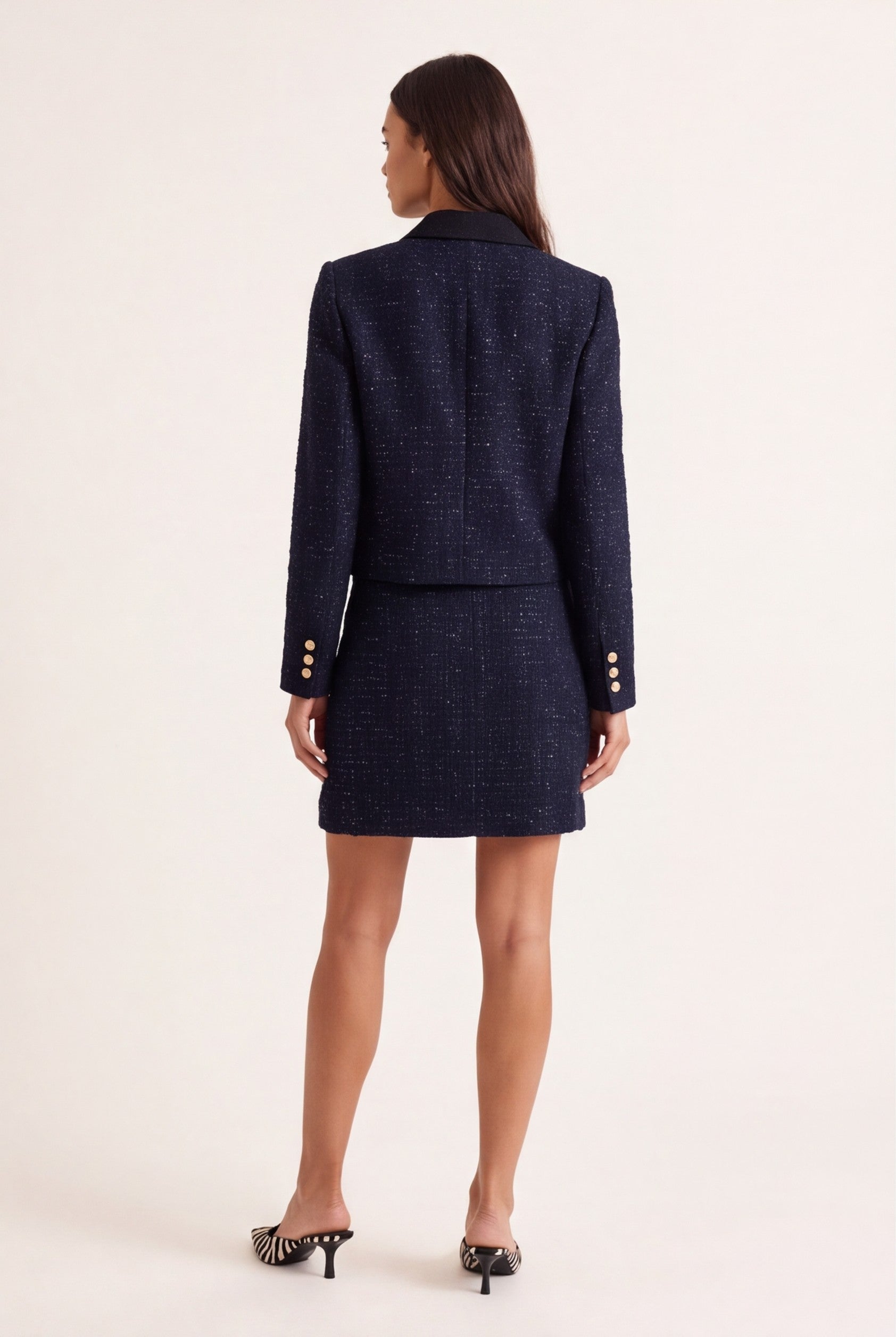VESTE COURTE - DANIELLA - MARINE