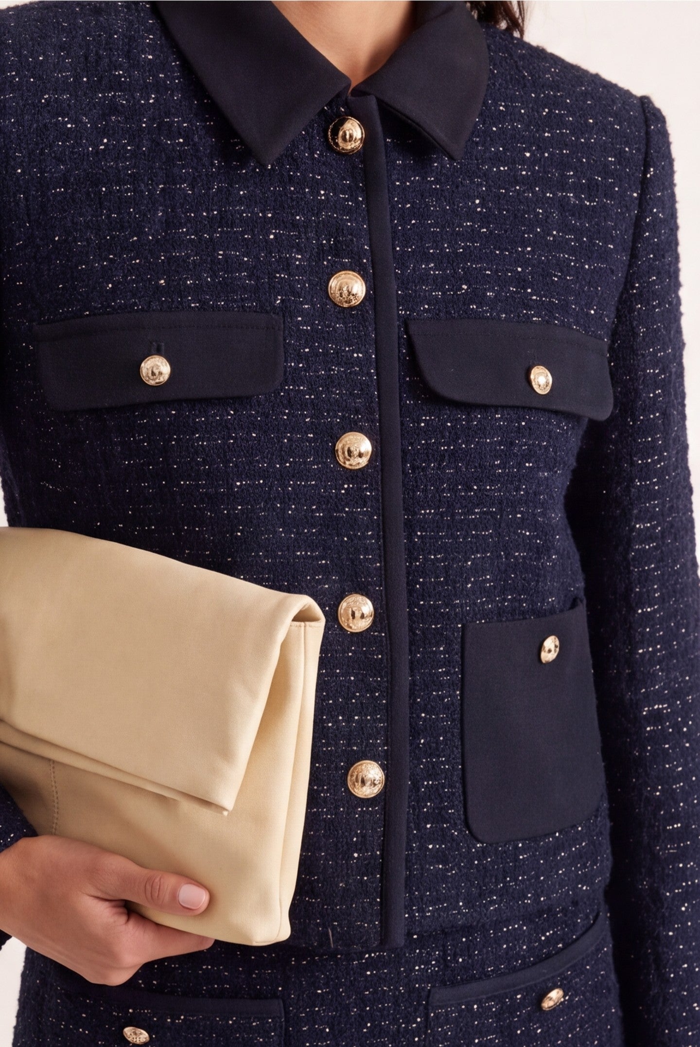 VESTE COURTE - DANIELLA - MARINE
