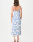 ROBE MIDI - ASTREE - BLEU