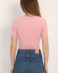 PULL COL V MANCHES COURTES - CANDY - ABBY