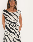 ROBE - ALBURY - NOIR/BLANC