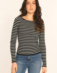 PULL - NAVY/ÉCRU - ALIDA