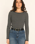 PULL - NAVY/ÉCRU - ALIDA