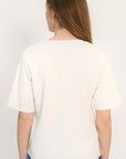 TEE SHIRT MANCHES COURTES - ALISSON - BLANC