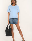 T-SHIRT - ALISSON - CIEL