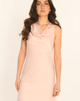 ROBE COURTE - ALLEGRA - ROSE