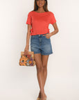 T-SHIRT - ALLONA - STRAWBERRY