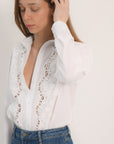 CHEMISIER - AMANDINE - BLANC OPTIQUE