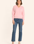 PULL COL V - ROSE PALE - ARVID