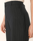 PANTALON TAILLE BASSE - MARINE - AMY