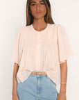 BLOUSE - ANAHI - ROSE POUDRE