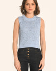 PULL SANS MANCHES - CIEL - ANGE