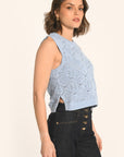 PULL SANS MANCHES - CIEL - ANGE