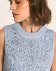 PULL SANS MANCHES - CIEL - ANGE